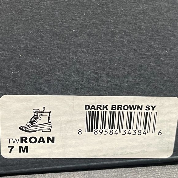 Vintage Tommy Hilfiger Navy Duck Boots Women's Size 7 Navy and Red Plaid - Picture 7 of 9